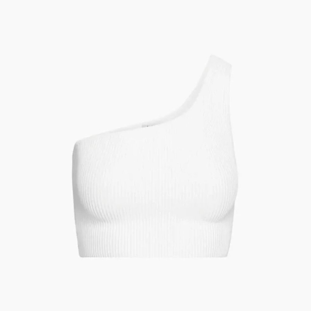 Babaton Sculpt Knit One Shoulder Tank Top NWT - Picture 4 of 4